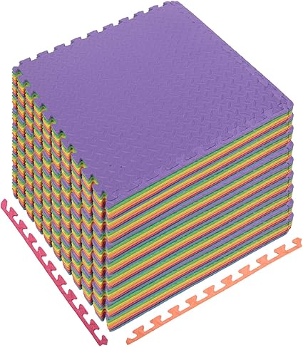 Amazon Com Wesoky Puzzle Exercise Mat With Eva Foam Interlocking