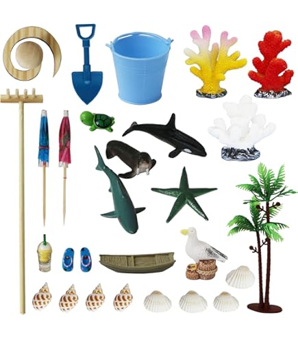Amazon.com: Desktop Miniature Beach Zen Garden - Mini Home Office