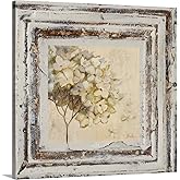 CANVAS ON DEMAND Flowers and Leaves Square VI Canvas Wall Art Print by Patricia Pinto, Home Decor, 10"x10" Floral Artwork