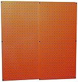 Wall Control 30-P-3232OR Orange Metal Pegboard Pack