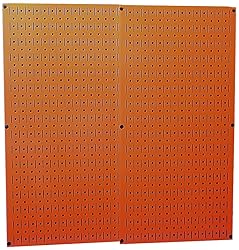 Wall Control 30-P-3232OR Orange Metal Pegboard Pack