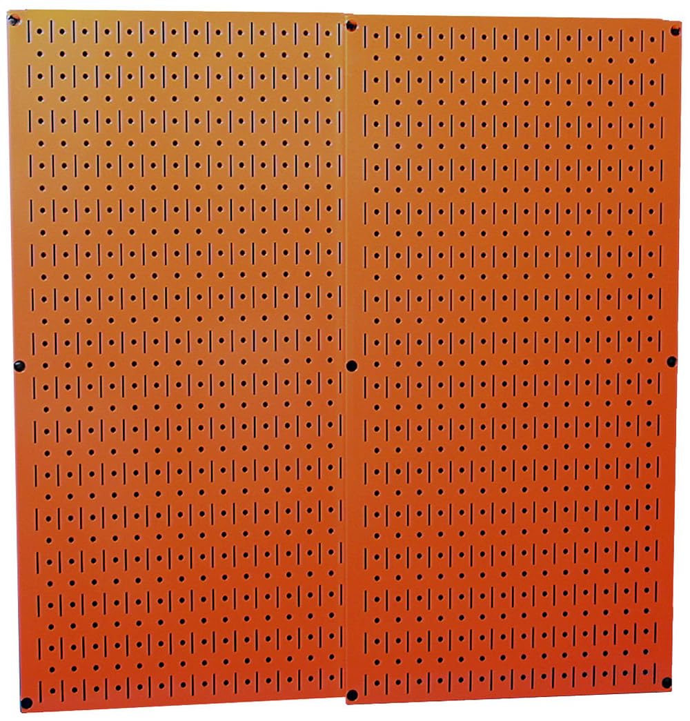 Wall Control 30-P-3232OR Orange Metal Pegboard Pack