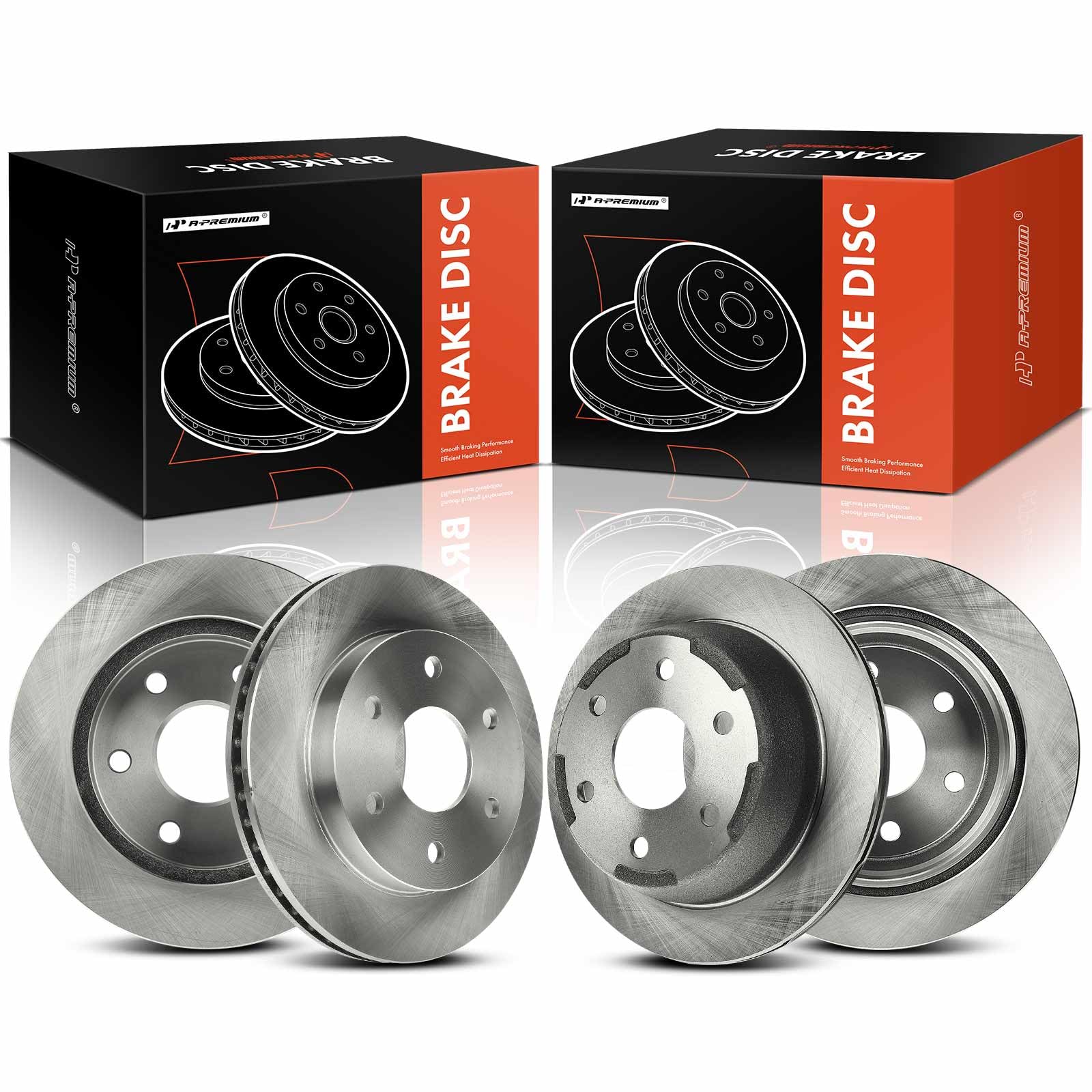 Photo 1 of **used missing parts*****A-Premium Front and Rear Vented Disc Brake Rotors Compatible with Select Chevy and GMC Models - Silverado 1500, Suburban 1500, Tahoe, Sierra 1500, Yukon, Yukon XL 1500, Astro,