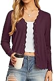 GRECERELLE Women's Long Sleeve V-Neck Button Down