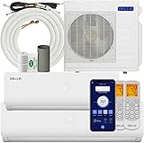 DELLA 36K BTU ODU 2 Dual Zone 12000 18000 BTU Wifi