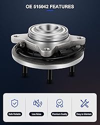 ECCPP Front Left or Right Wheel Bearing and Hub