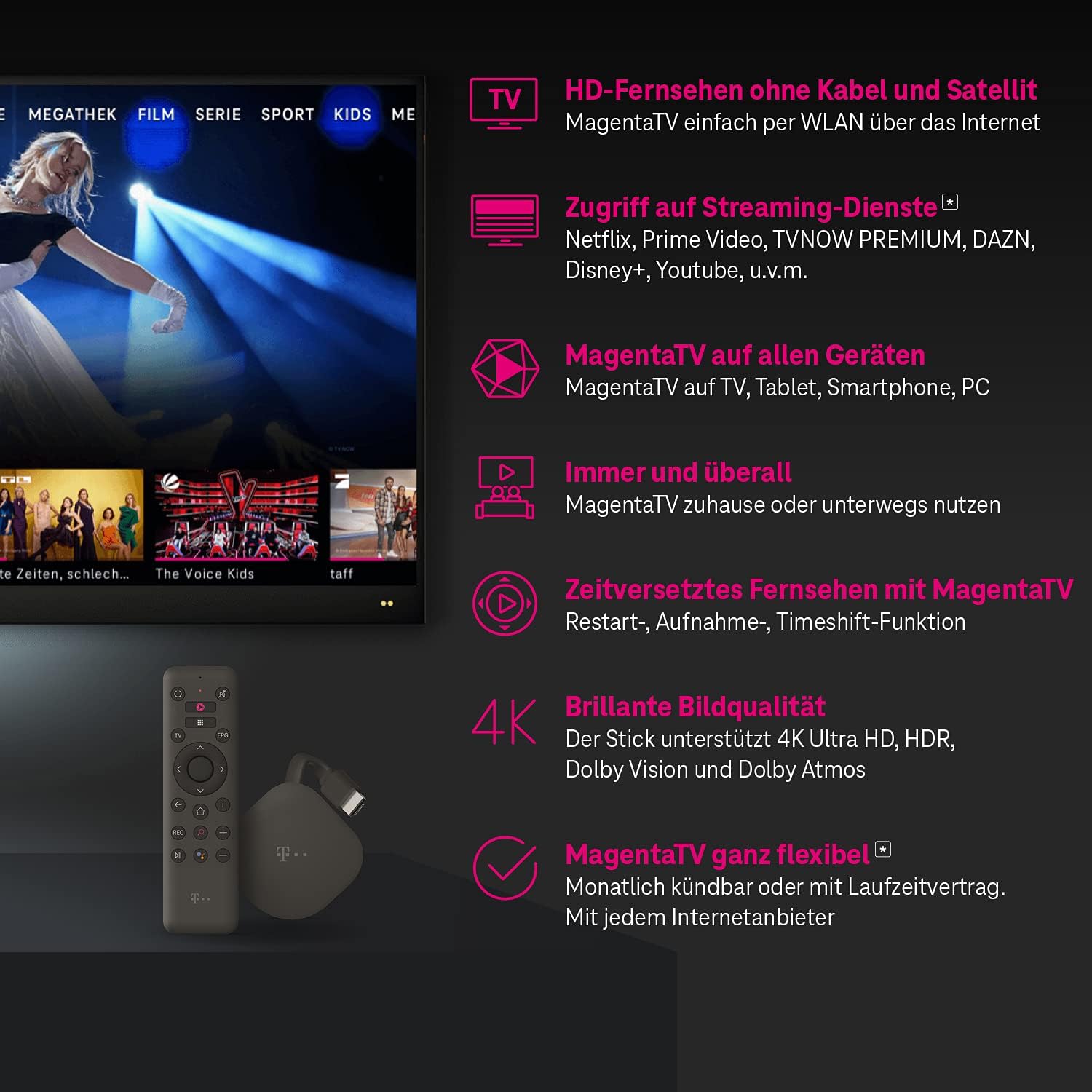 Telekom Magentatv Stick Fernsehen Uber Wlan Mit Amazon De Elektronik