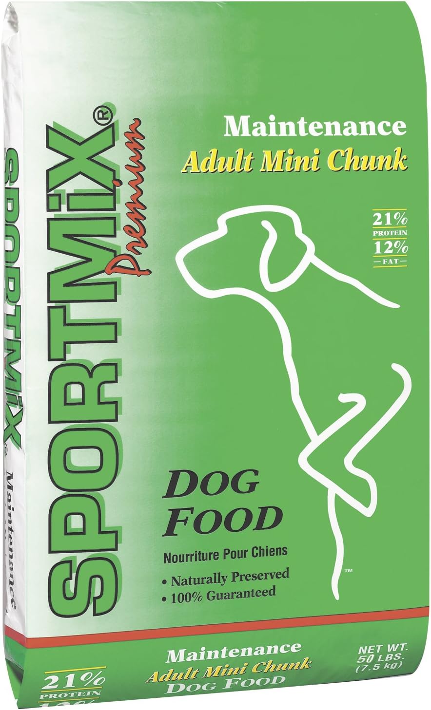 Sportmix Maintenance Adult Mini Chunk Dry Dog Food, 50 Lb.