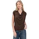 Vince Women's Sleeveless Draped Cowl Neck Top