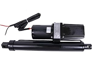 JEENDA DC 12V 12" Hydraulic Motor Heavy Duty Electric Linear Actuator 1700Lbs-2300lbs Compatible with Dump Trailers, Lift Tables, Solar Tracking System, Wheelchair Lift,Tractors,Cleaning Vehicle