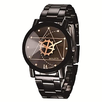 Analog Black Dial Women's Watch - jh7