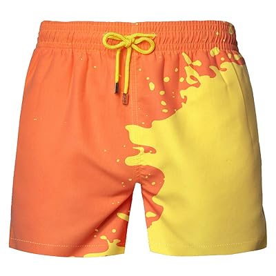 Men's Color Changing Swim Trunks with Heat Reactive Nepal Ubuy