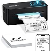 LabelCreate Bluetooth Thermal Shipping Label Printer, 4x6 Thermal Label Printer for Small Business, 2410BT Wireless Label Printers Compatible with iOS Android & PC, Widely Used for Ebay, USPS, Tiktok