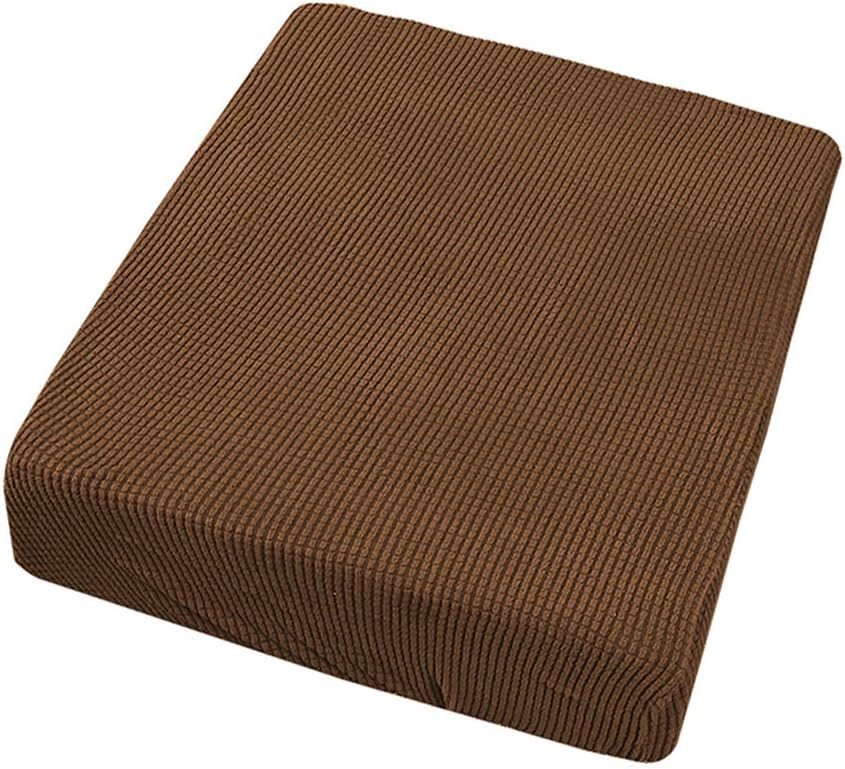 ROKF Jacquard Sofa Slipcovers,Polyester Sofa Shield Couch Cover Elastic Stretch Seat Cushion Chair Cover Furniture Pet Protector (For One Seat,Light Coffee)