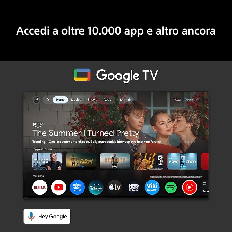 BRAVIA 2Ⅱ 75", 4K Smart TV (Google TV), Processore X1,4K Upscaling, Televisione con Dolby Atmos e DTS:X, compatibile con PS5, 75S20M2, Modello 2026