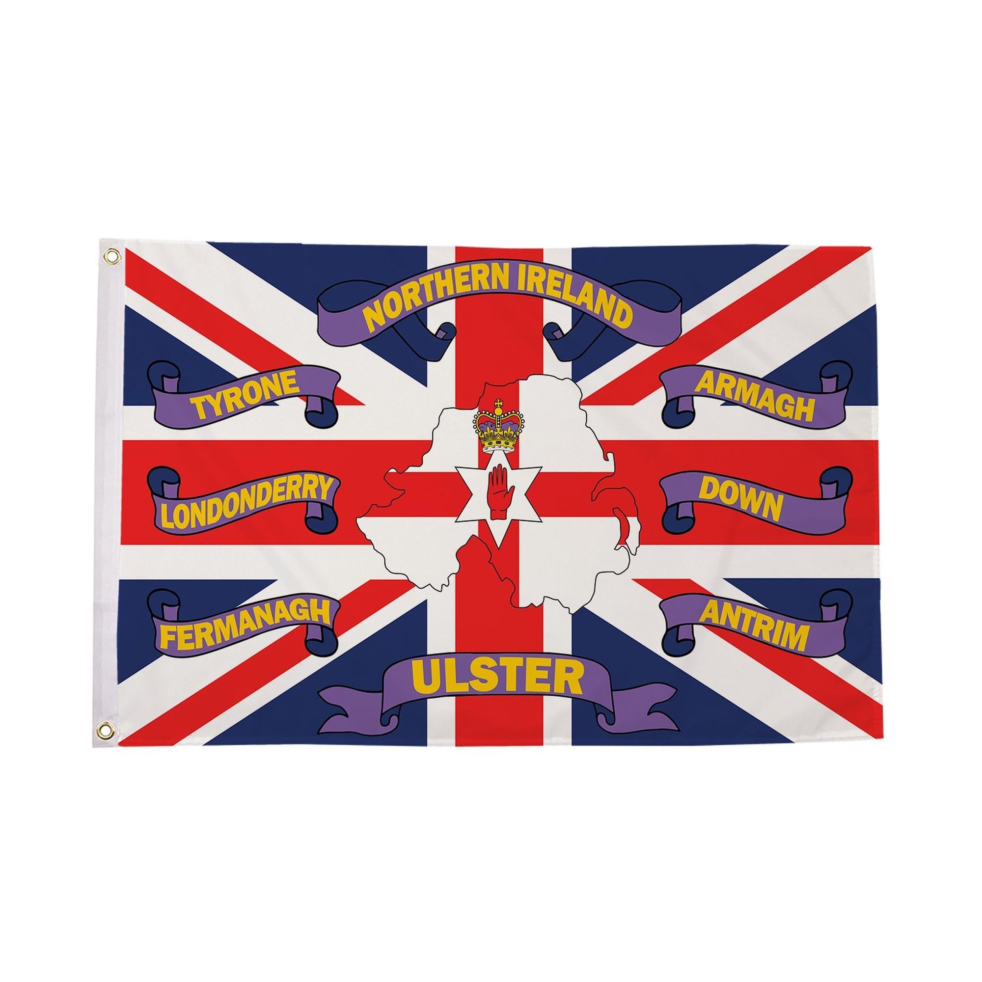 Ireland Six Counties Flag 5ft x 3ft