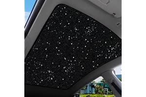 HPLWYM Car Sunroof Compatible with Q5 2009-2017 5-Door SUV, Foldable Glass Roof Sunshade with Storage Bag, Heat Insulation Sun Protection Roof Interior Sunshade