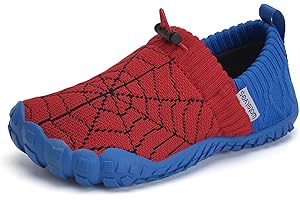 WateLves Kids Barefoot Water Shoes Boys Girls Breathable Wide Toe Slip On Beach Walking Shoes Toddler Swim Shoes Little Big Kid Minimalist Sneakers