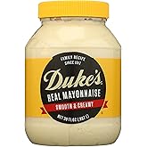 Dukes Real Mayonnaise, Smooth &amp; Creamy, Sugar Free, 30 Fluid Ounces (Pack Of 12)
