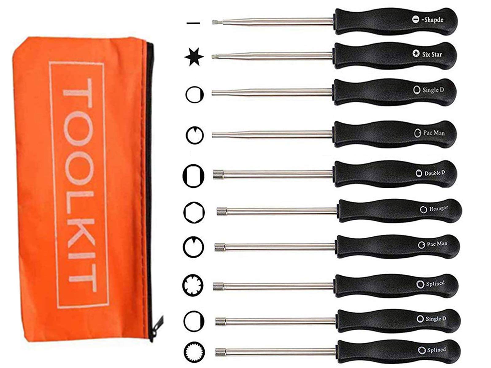 Small Engine Carb Adjustment Tool Kit 2 Cycle 10-Piece Carburetor ...
