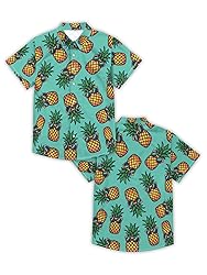 Hawaiian Shirt for Men Summer Beach Casual Short