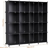 HOMIDEC 16 Cube Storage Bookcase Shelving Unit Modular Organizer view 5