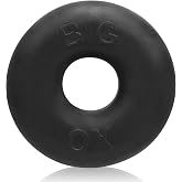 OXBALLS Big Ox Penis Ring Super Soft Stretchy Silicone &amp; TPR Mix Black Ice (Adults Only)