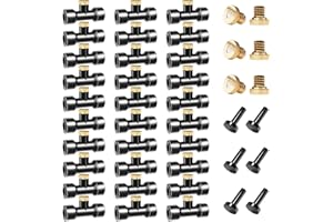 CUREDER Misting Nozzles Kit Include 36 Pcs Misting nozzle 30 Pcs Misting 6 Pcs Plug nozzle tees for Outdoor Spray Cooling System (72 Pieces)