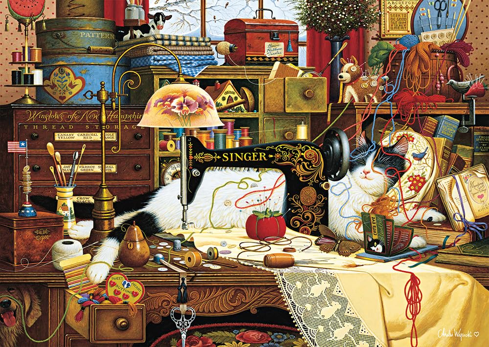 Schmidt, Charles Wysocki: Magic The Messmaker (1000 Pieces), Jigsaw Puzzle, Ages 12+