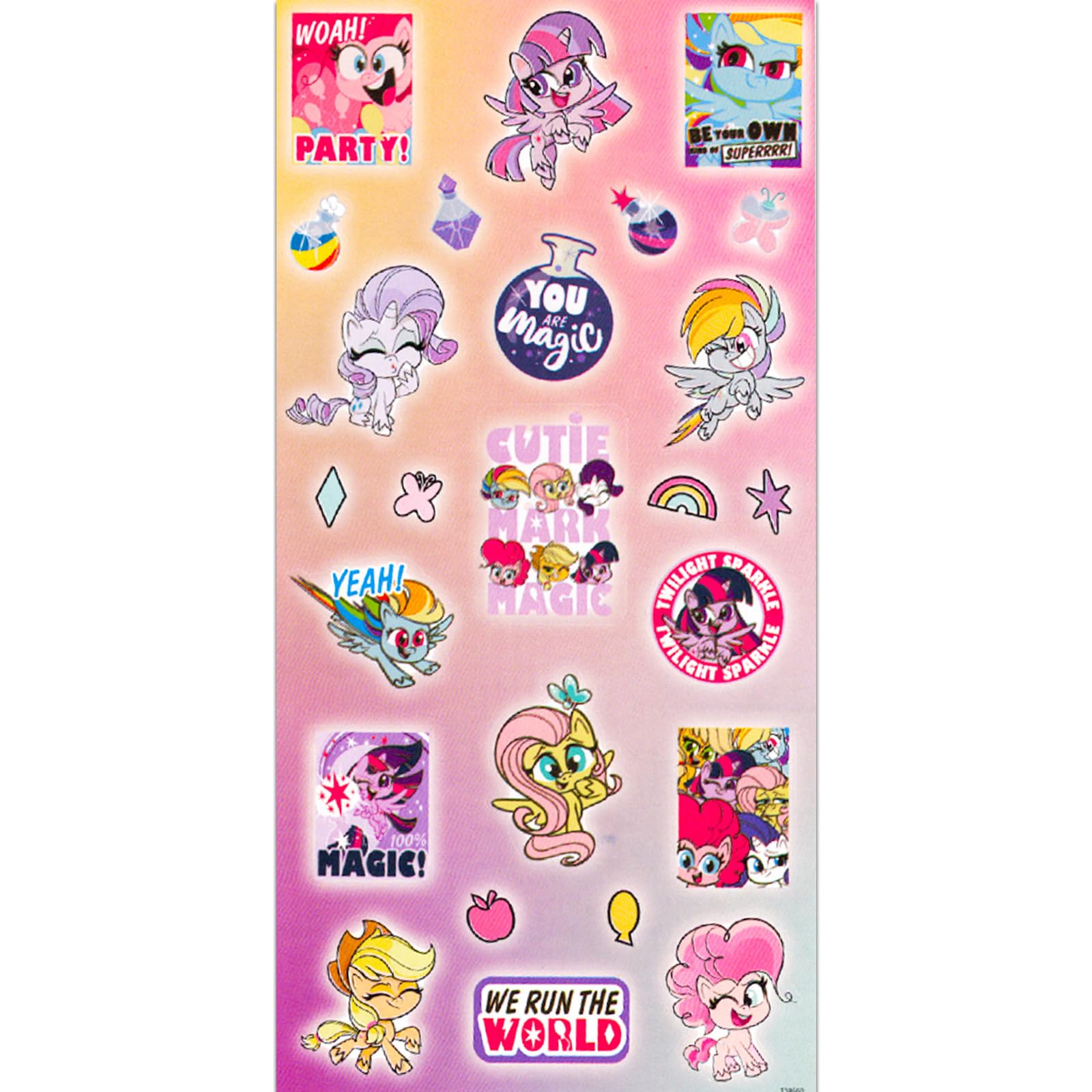 My Little Pony Toy Figures Set for Girls - Bundle with 2 MLP Dolls Misty Brightdawn and Sunny Starscout with Accessories, Stickers, More | My Little Pony Figurine for Kids