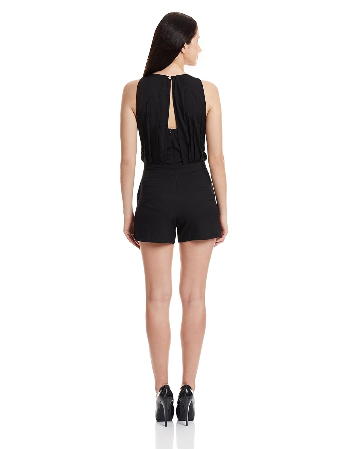 miss chase women's crepe bodycon playsuit