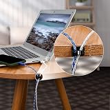 SOULWIT 50 Pcs Self Adhesive Cable Management Clips Cable Orgnizers Sticky Wire view 6