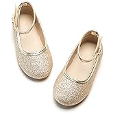 Otter MOMO Toddler/Little Girls Mary Jane Ballerina Flats Shoes Slip-on School Party Dress Shoes
