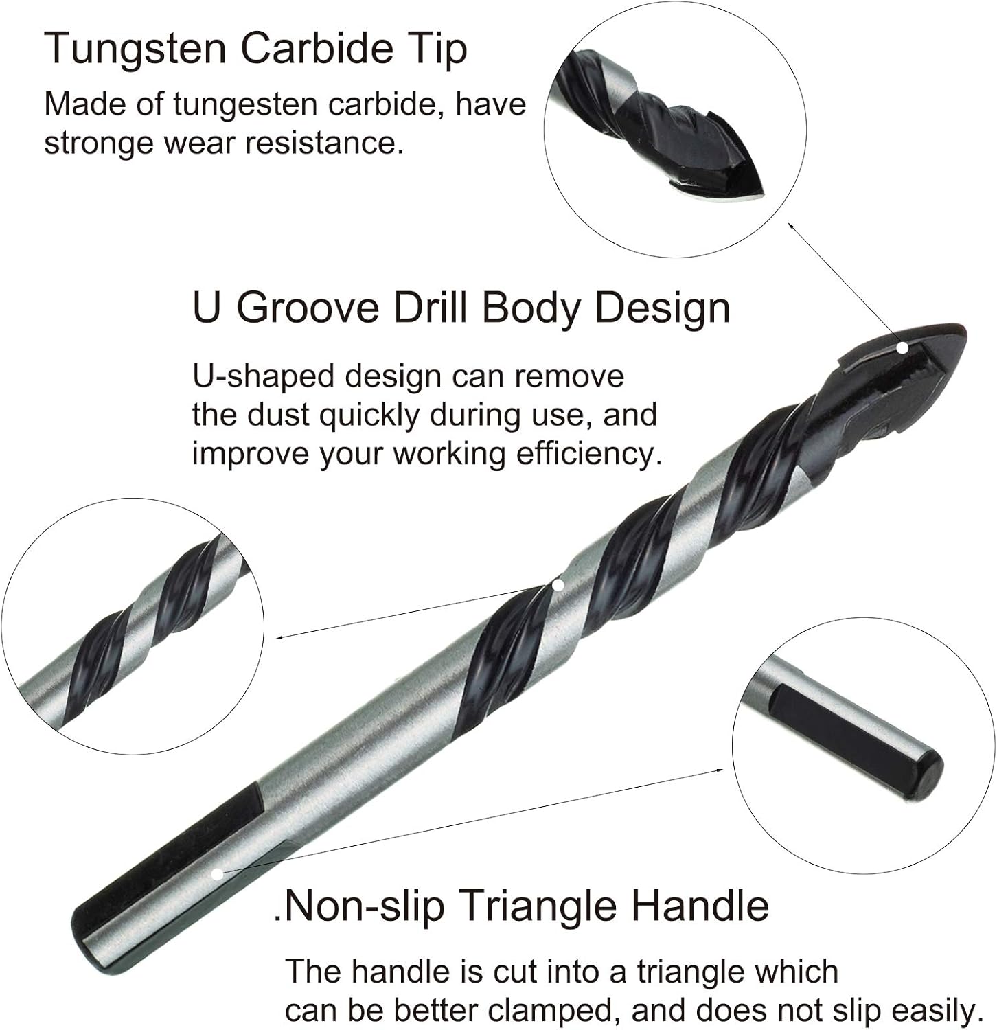 HPMAISON Multi-Material Tile Drill Bits Set - Image 4