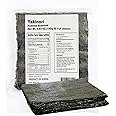 Gim Pop Premium Sushi Seaweed Sheets Roasted Sushi Nori All Natural Gold Grade Dried Seaweed for Wrap Rice, Onigiri, Sushi (50 Full Sheets，140g) - Product of Korea, Restaurant Quality