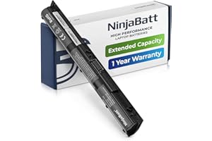NinjaBatt Battery for HP 800049-001 K104 800010-421 KI04 KIO4 HSTNN-LB6R 17-G121WM TPN-Q160 TPN-Q158 TPN-159 TPN-Q161 TPN-Q162 HSTNN-DB6T HSTNN-LB6S - High Performance [4 Cells/2200mAh/33Wh]