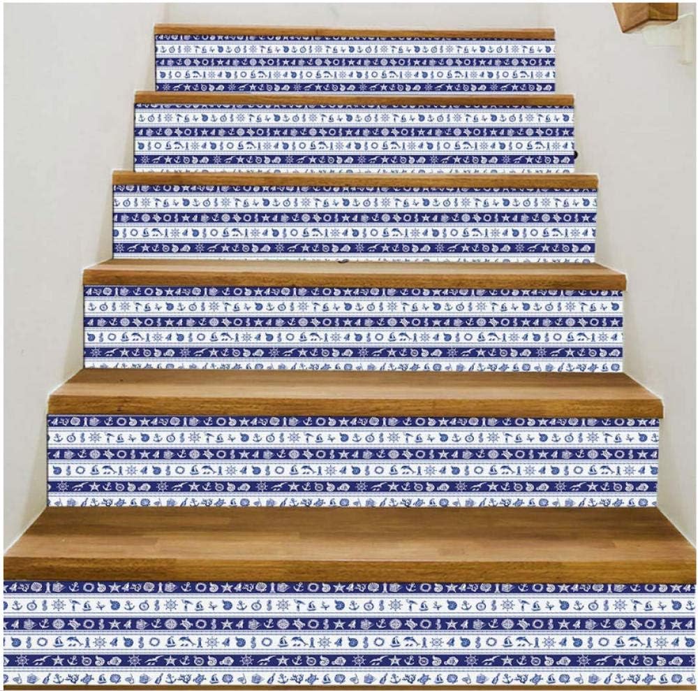 suncaihong Pegatinas para Escaleras De PVC 3D Respetuosas con El Medio