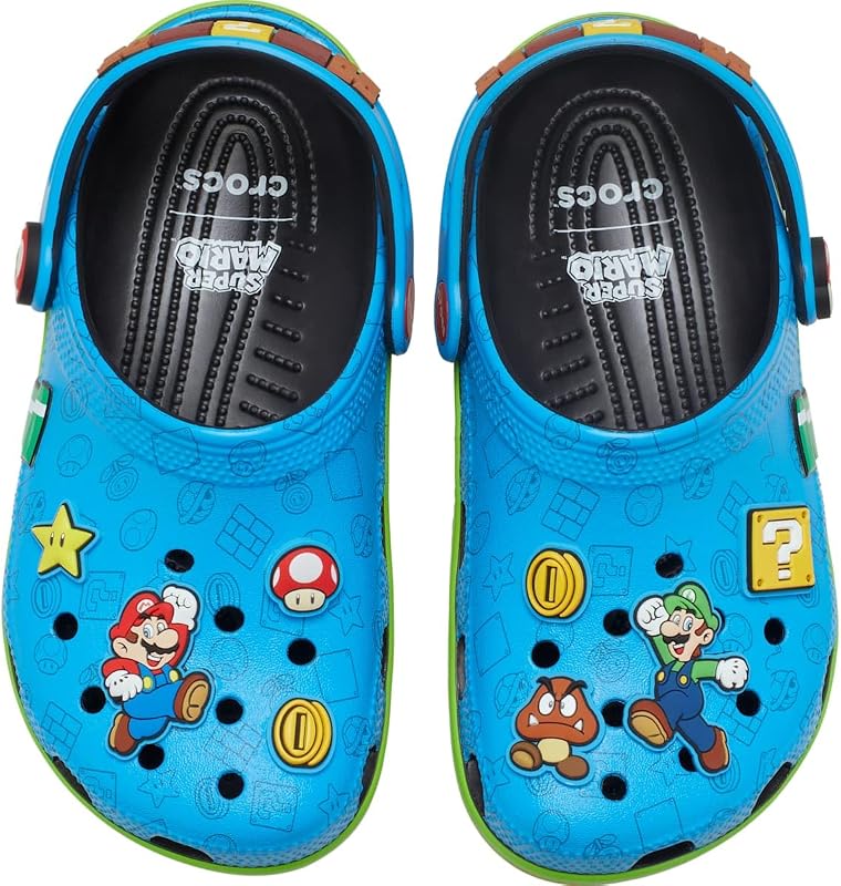 Super Mario Core Classic Clog, Mehrfarbig, Kinder, EU 29-30