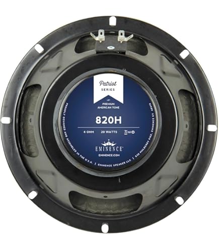 Amazon.com: Jensen Vintage P8R8 8-Inch Alnico Speaker, 8 ohm