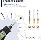 WORKPRO Rotary Tool Accessories Kit 476 Piece 1/8" Shank Dremel Compatible view 4
