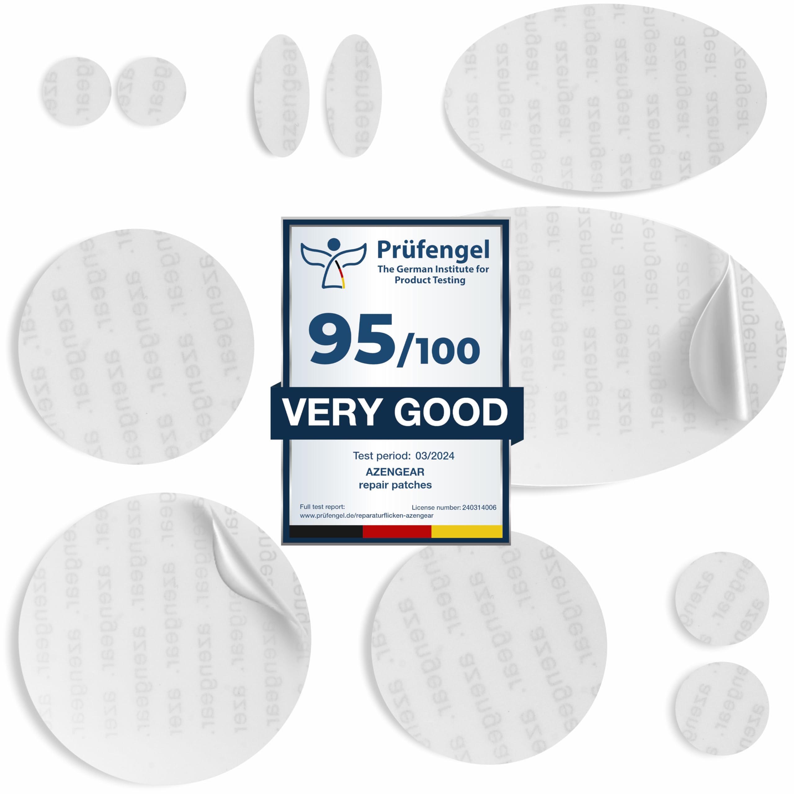 aZengear Repair Patches for Down Jackets