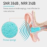 VeoryFly Soft Foam Ear Plugs for Sleep 122 Pcs 38 dB SNR Noise Cancelling view 5