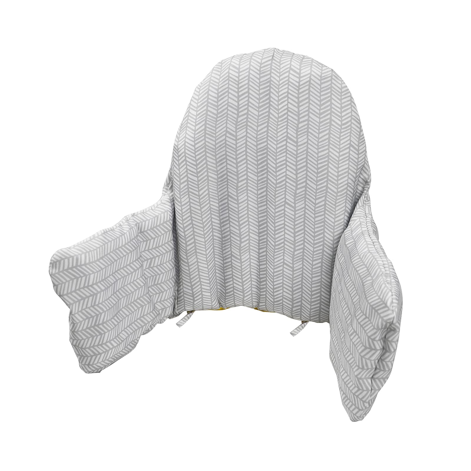 Cushion for High Chair,High Chair Cushion Pad/high Chair Seat Pad, Built-in Inflatable Cushion, Soft and Comfortable, Baby Sitting More Comfortable (Gray Stripes)