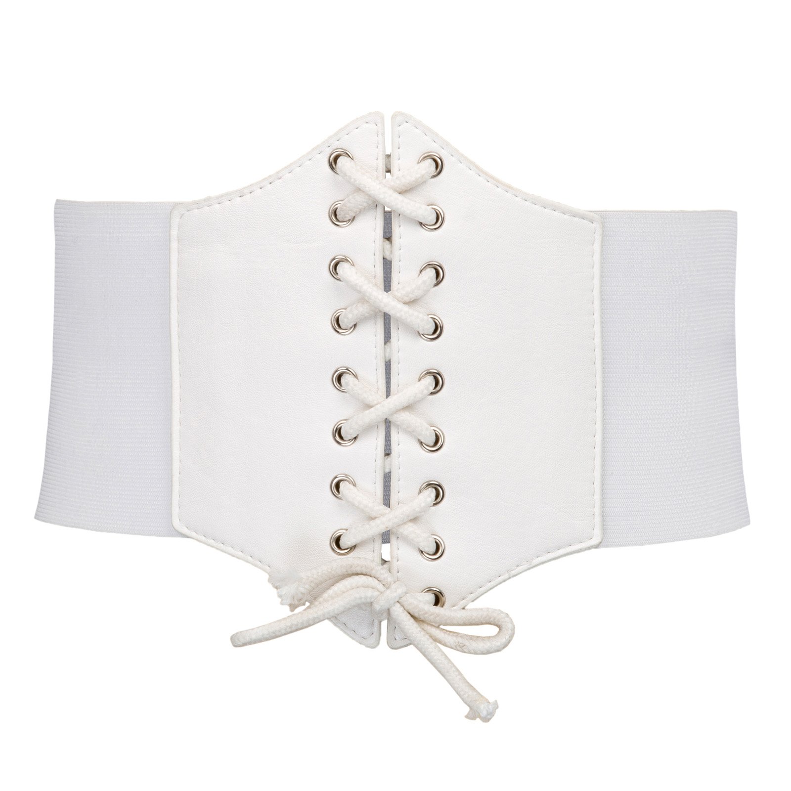 GRACE KARINLace-up Cinch Belt Tied Corset Elastic Waist Belt