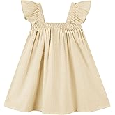 LNKXRTY Baby Girls Cotton Sleeveless Swiss Dot Dress Toddler Ruffle Sleeve Tutu Dresses Kids Party Sundress