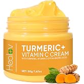 Turmeric Face Cream for Face &amp; Body &ndash; All Natural Turmeric Skin Brightening Lotion &ndash; Nourishes Skin &amp; Helps Improve the Appearance of Uneven-Looking Skin Tone &ndash; Pure Turmeric Cream with Vitamin C