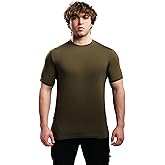 Ekko Men's Blank T-Shirts, Fitted, Scoop Neck Basic Shirt, Apparel for Men, Mens Shirts, Lightweight Mens T-Shirts