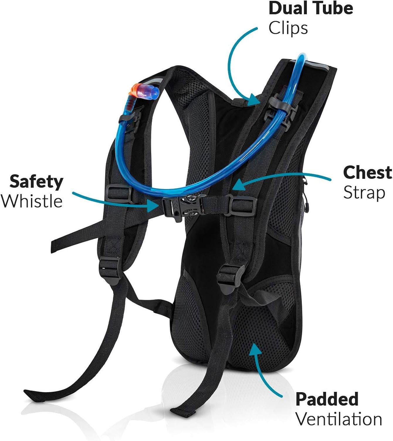 Water Buffalo Hydration Pack Backpack - Water Backpack - 2L Water Bladder : Clothing