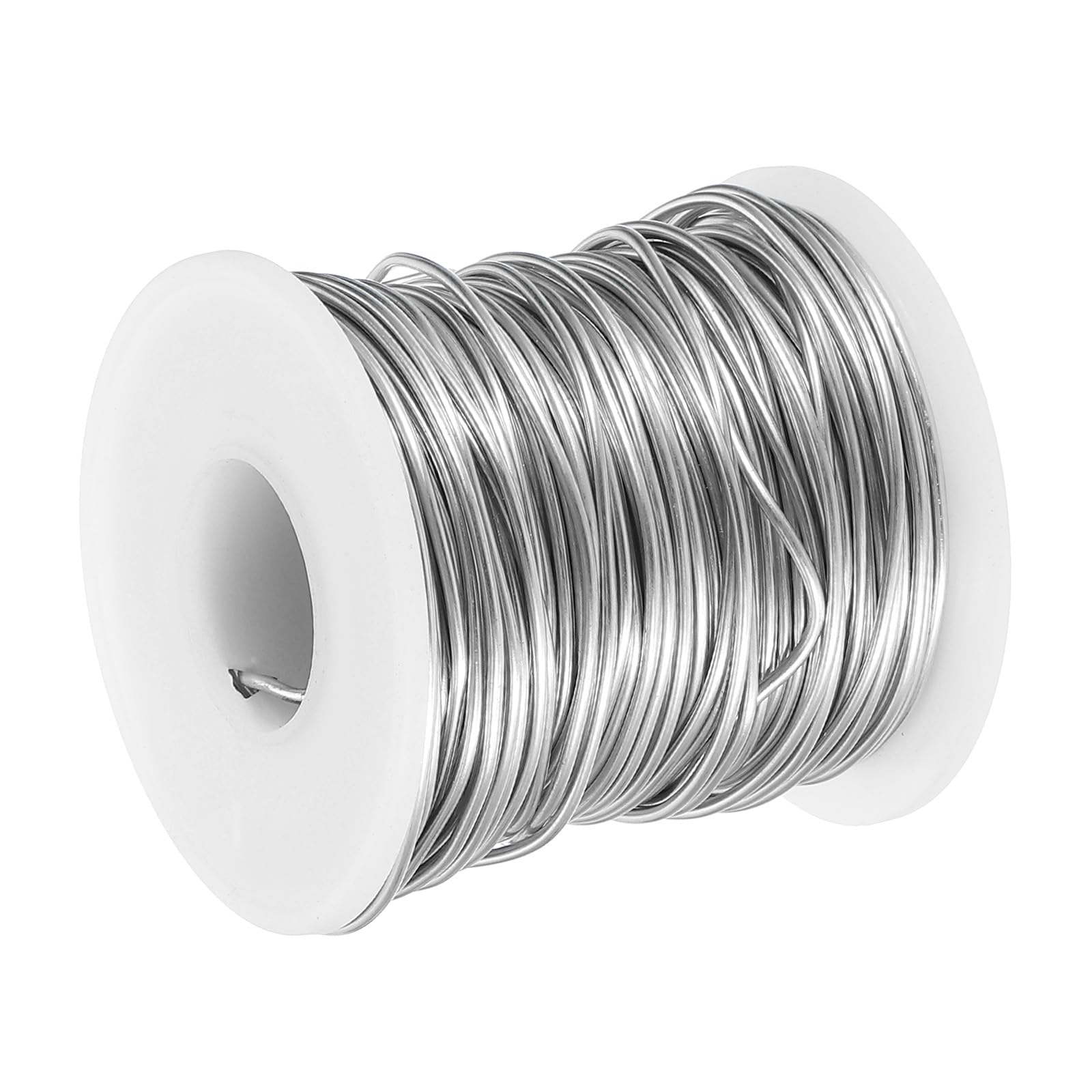 PATIKIL 14 Gauge Jewelry Copper Wire, 25m/82Ft Spool Pure Copper Wire Craft Wire Tarnish Resistant Copper Beading Wire for Jewelry Making Supplies, Silver