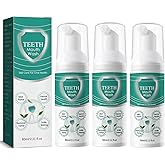 Sheghy Teeth Total Care Mouthwash, Ultra-Fine Herbal Foam, Mint Taste, Repairs Sensitive Teeth, Refreshes Breath, Cleans Deeply, Solves Oral Problems (3pc)